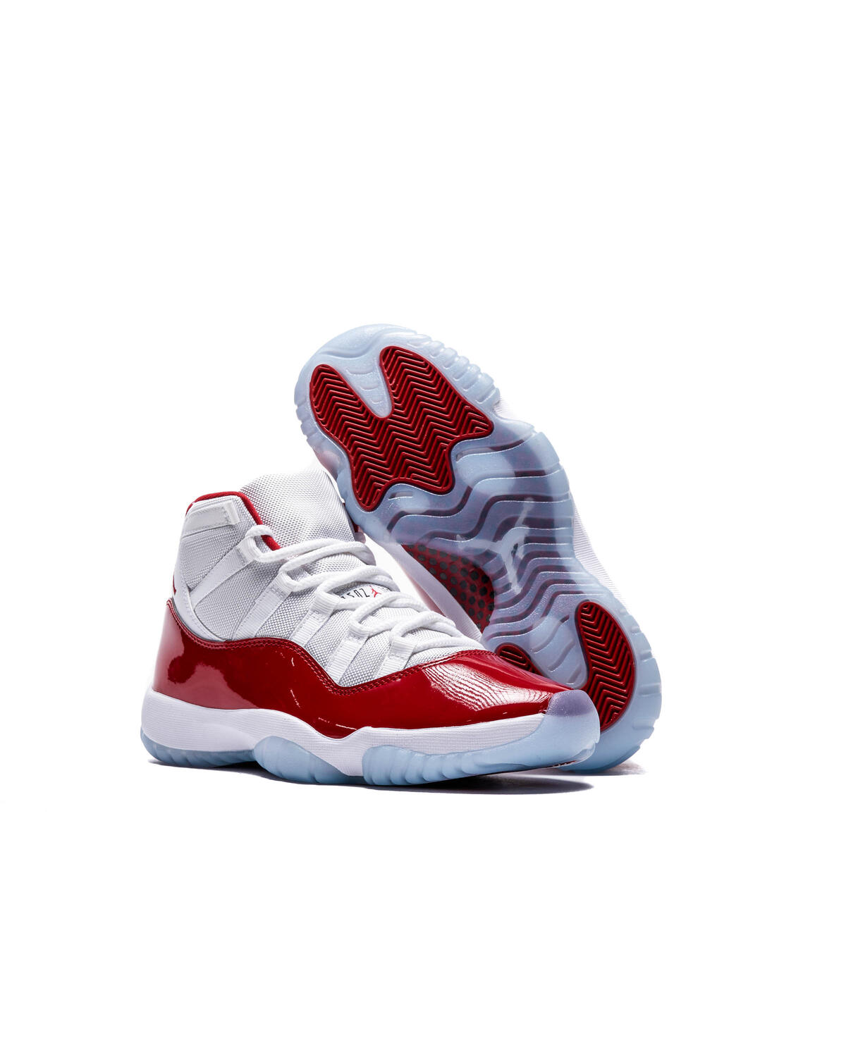 Jordan 11 retro red and white best sale